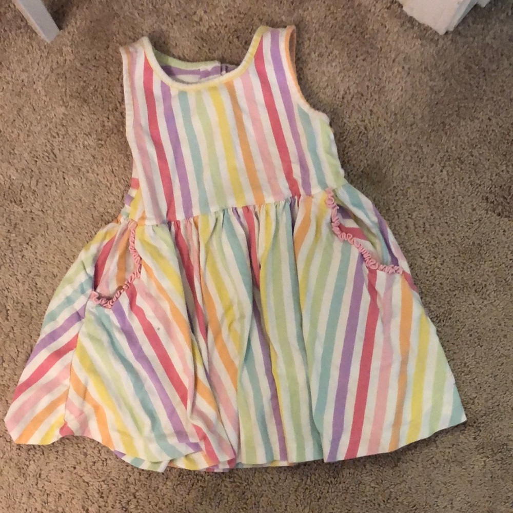 Rainbow RuffleButts dress girls size 5